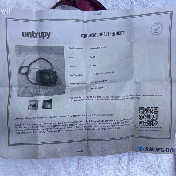 Coach Women's Plum Crossbody Bag - Picture 5 of 12